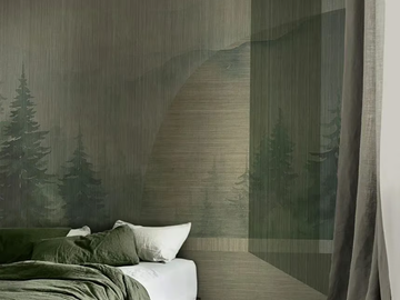 TEXTILE / SOMEWHERE - Landscape wallpaper by N.O.W. Edizioni - view 2